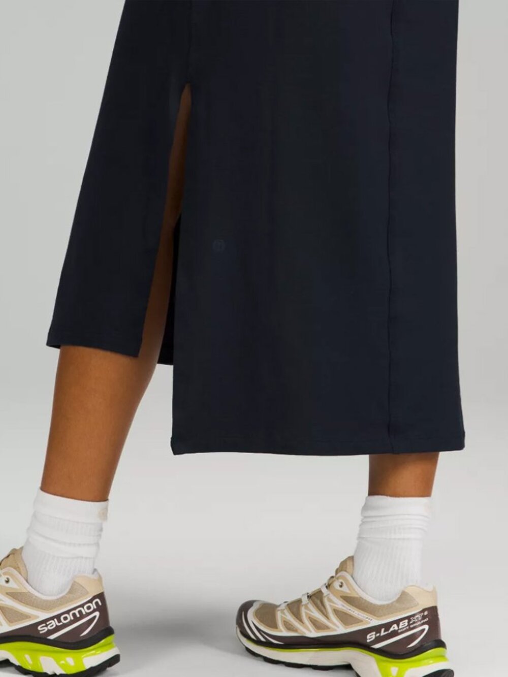 Lululemon All Yours Midi Tank Dress Black 6 Vitasea Athleisure Minimalist $98 - Picture 2 of 16